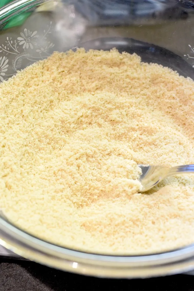 almond flour, coconut flour, xanthan gum