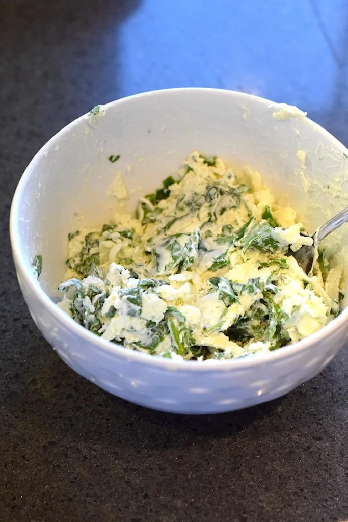 spinach cheese filling