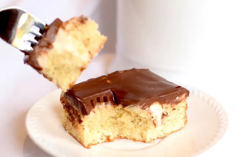 sugar free low carb gluten freee boston cream donut cake