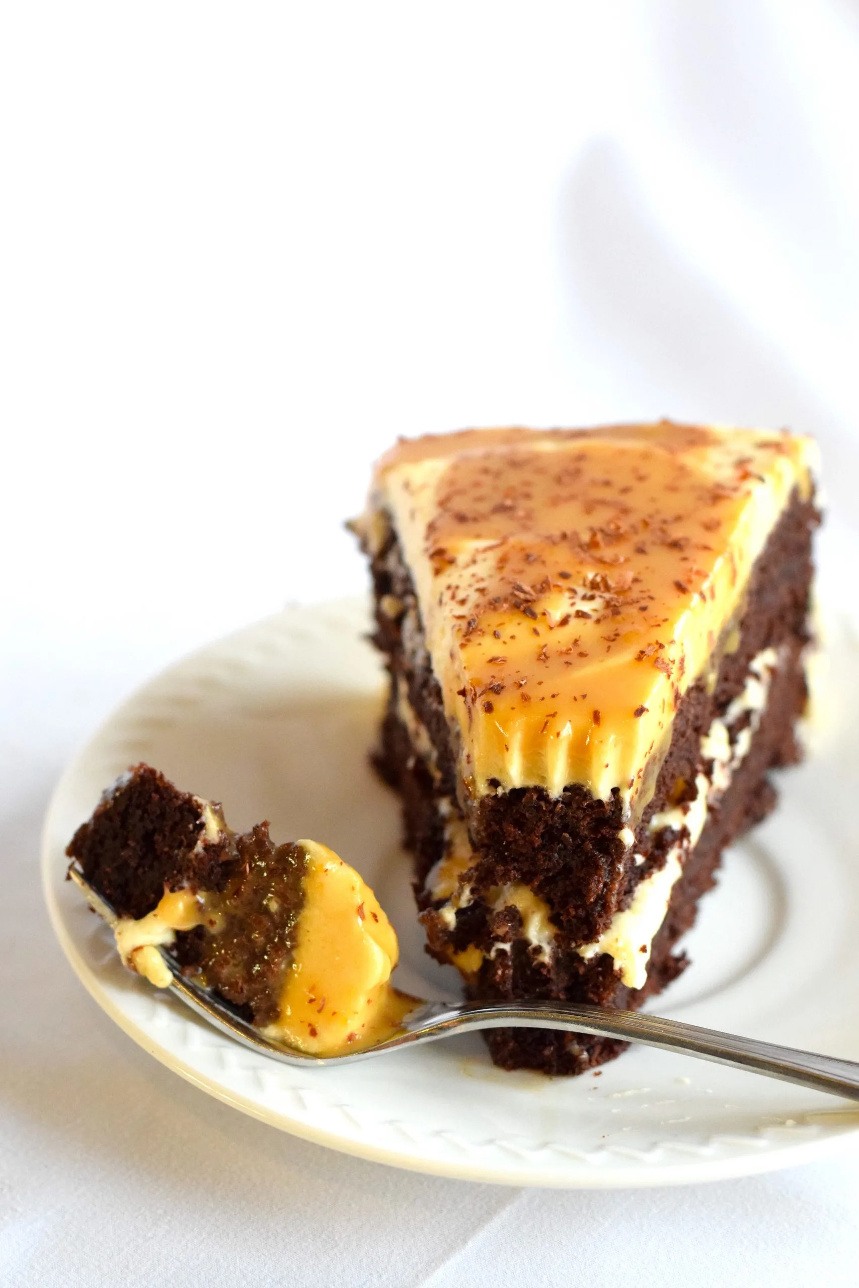 Keto Salted Caramel Chocolate Cake