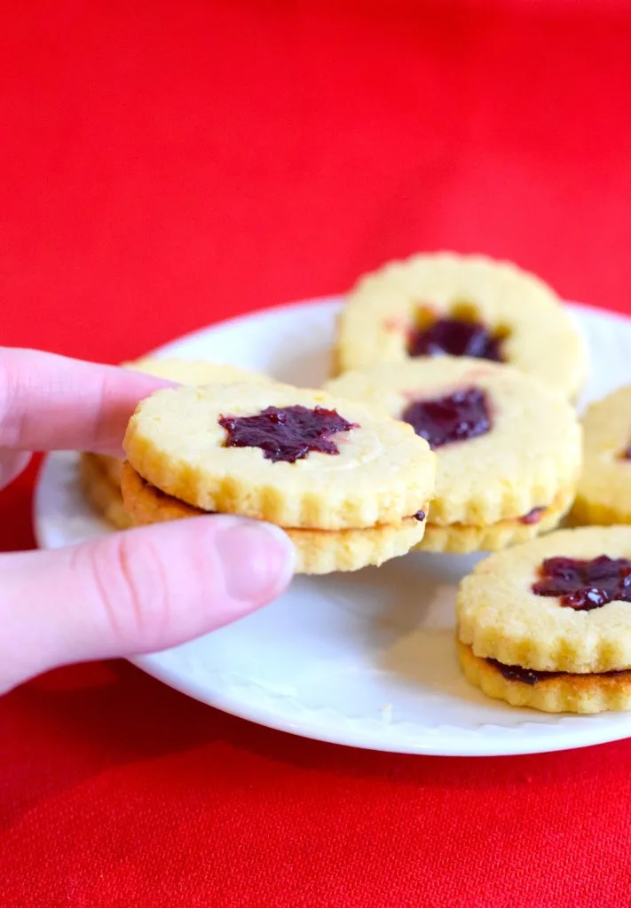 almond flour jam cookies recipe