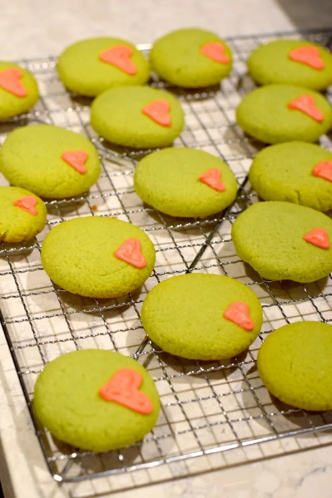 keto grinch cookies