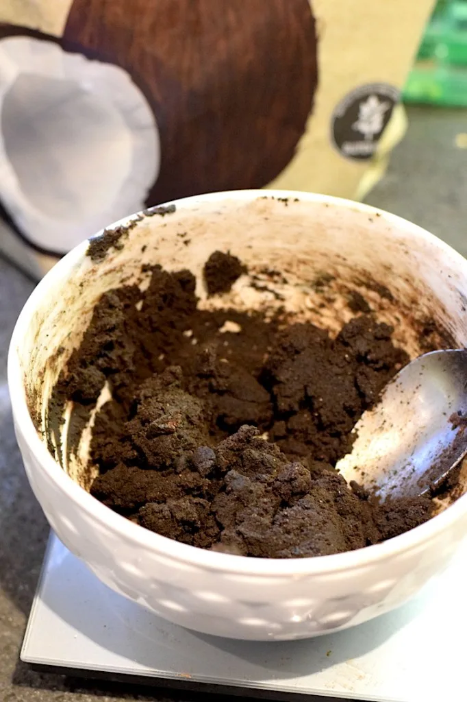 keto oreo cookie batter