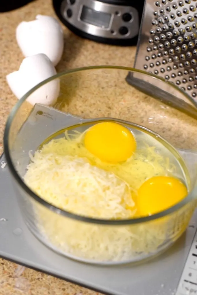 eggs and parmesan