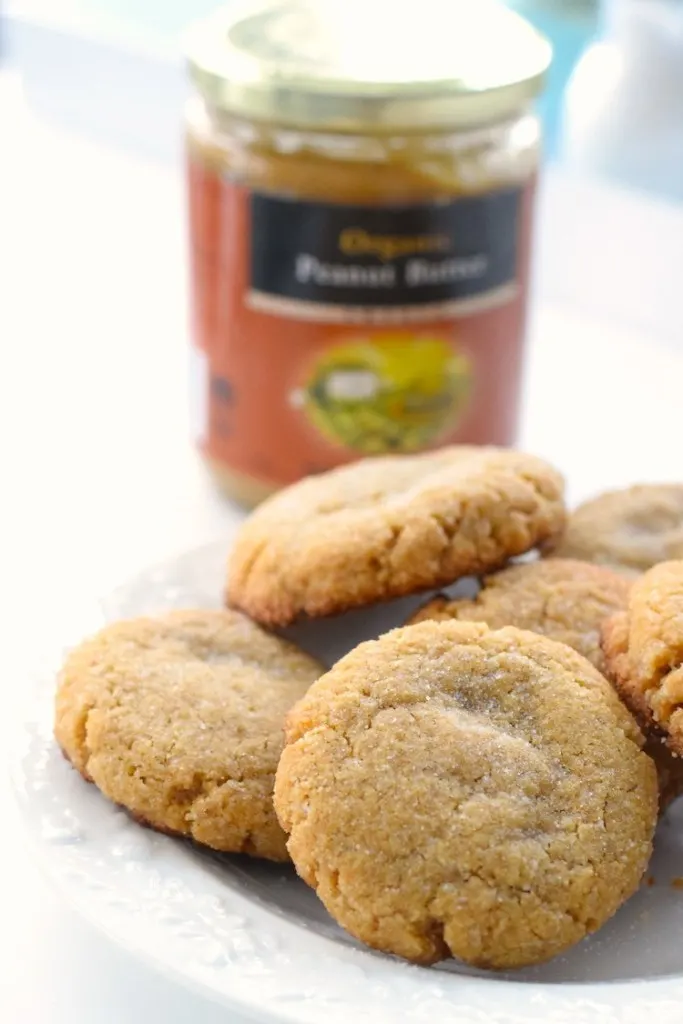low carb chewy peanut butter cookies