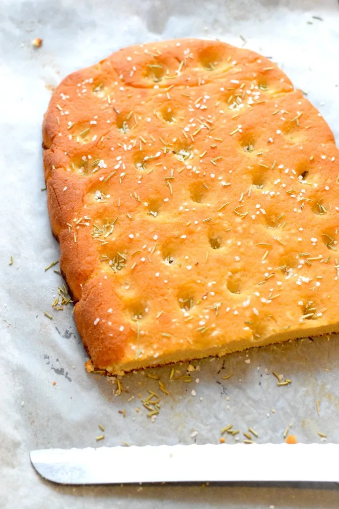 low carb focaccia bread