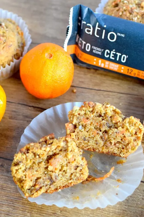 low carb morning glory muffins