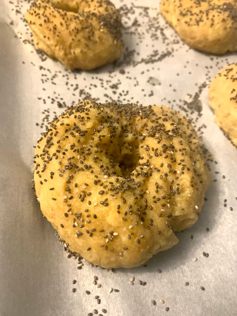 boiled low carb bagels 