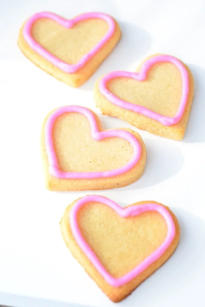 keto heart sugar cookies