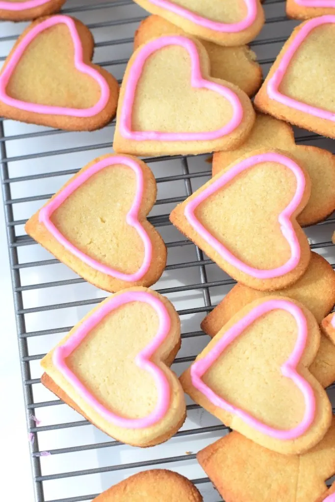 keto valentines day cookies