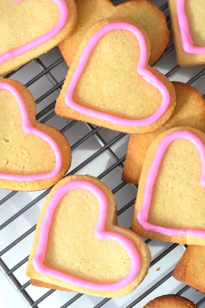 keto valentine's day sugar cookies