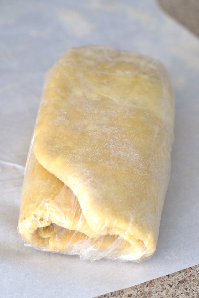 low carb croissant dough folded