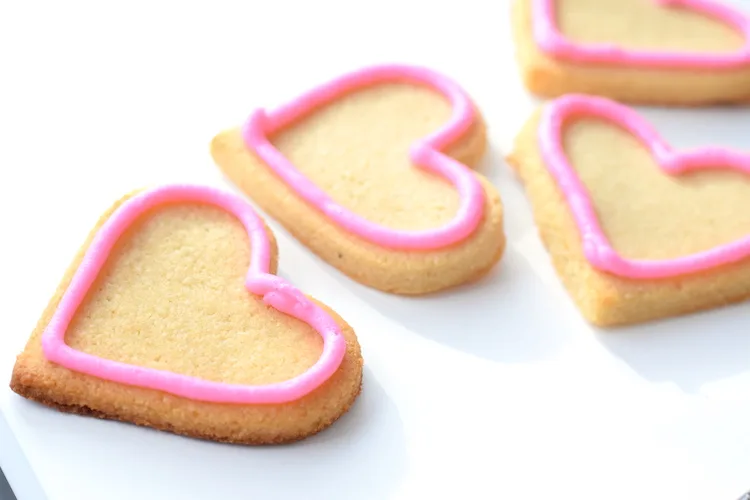 low carb valentines sugar cookies