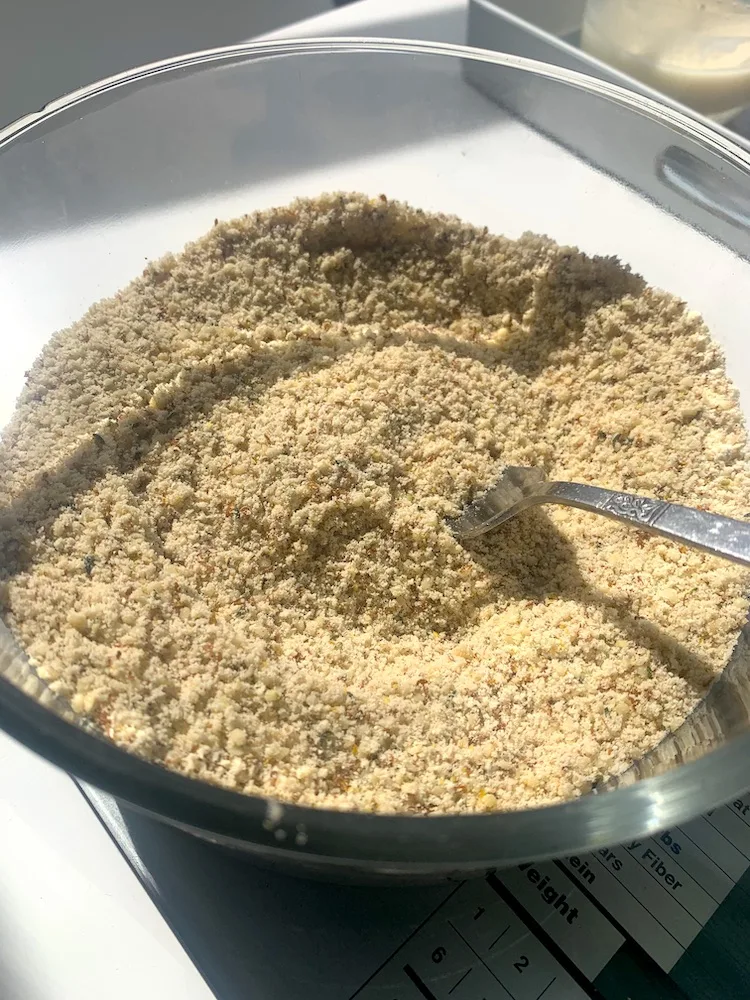 almond flour, coconut flour, flax meal