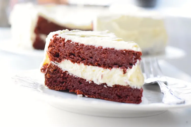 almond flour red velvet cake