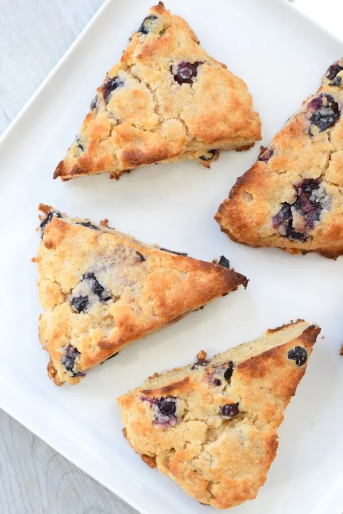 healthy blueberry scones recipe