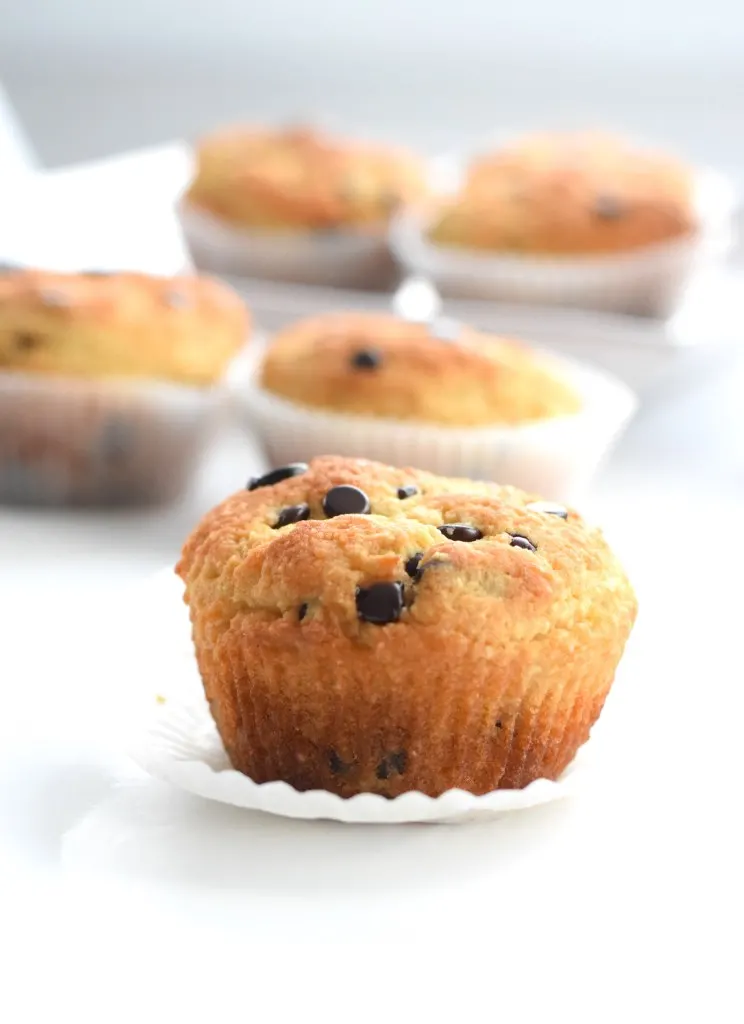 keto healthy chocolate chip muffins