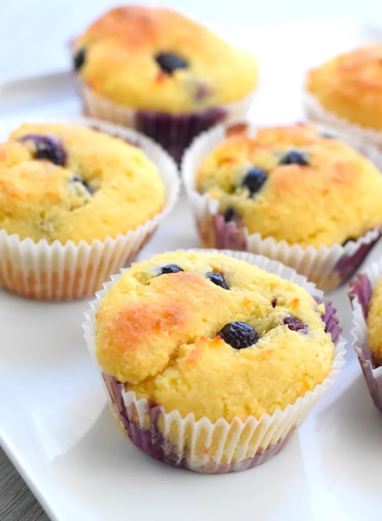 keto lemon blueberry muffins