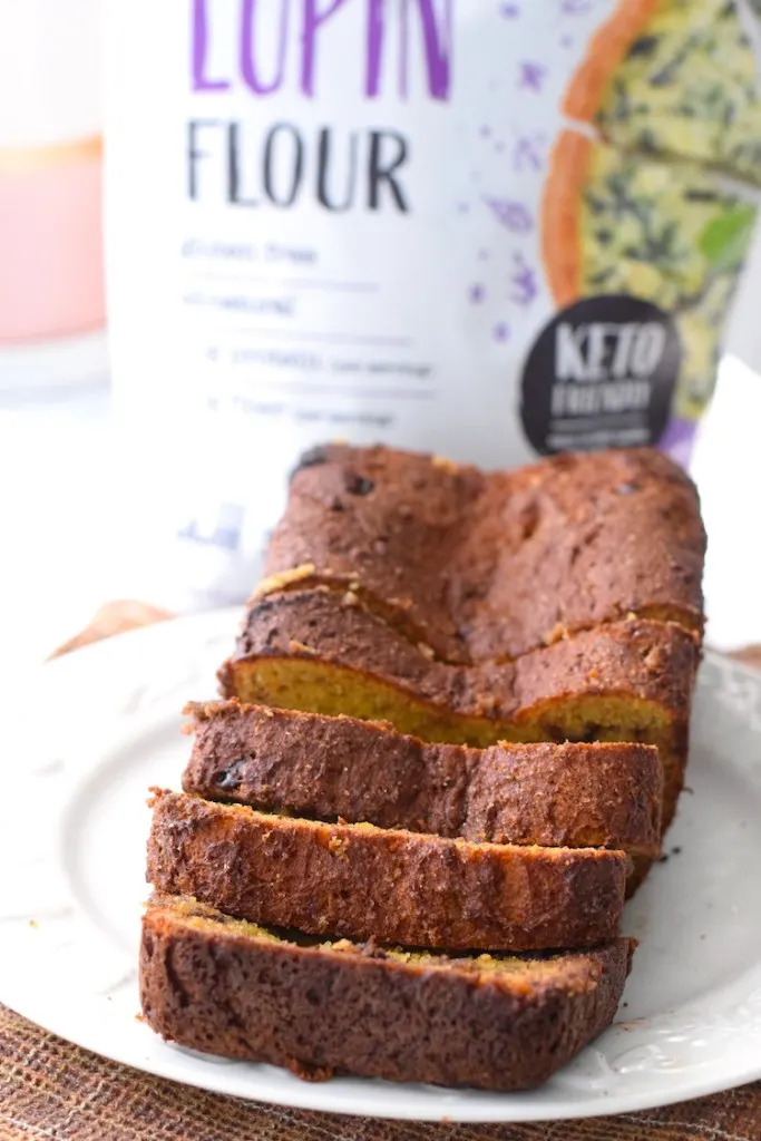 lupin flour banana loaf