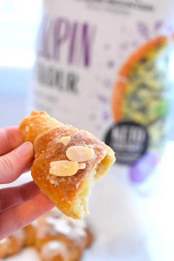 keto lupin flour croissant