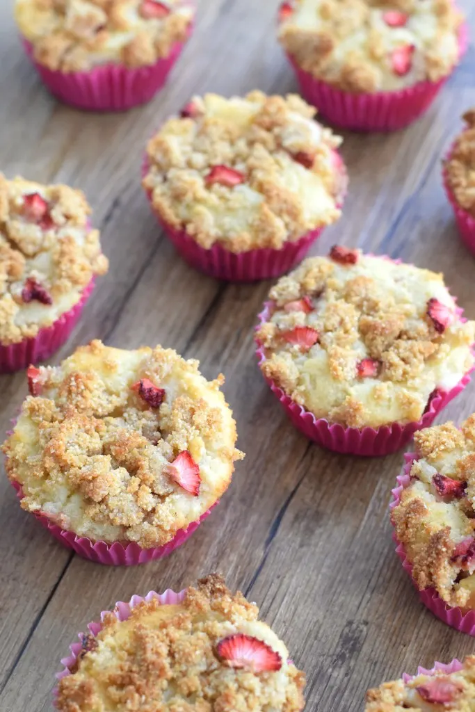low carb strawberry muffins