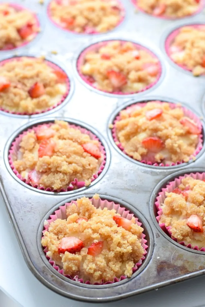 low carb strawberry muffins