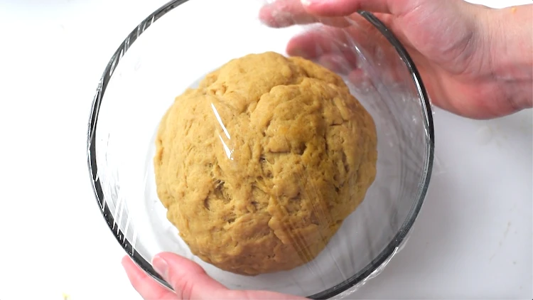 lupin flour dough rising