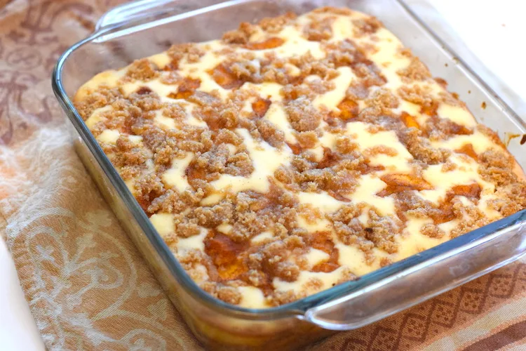 keto peach cheesecake