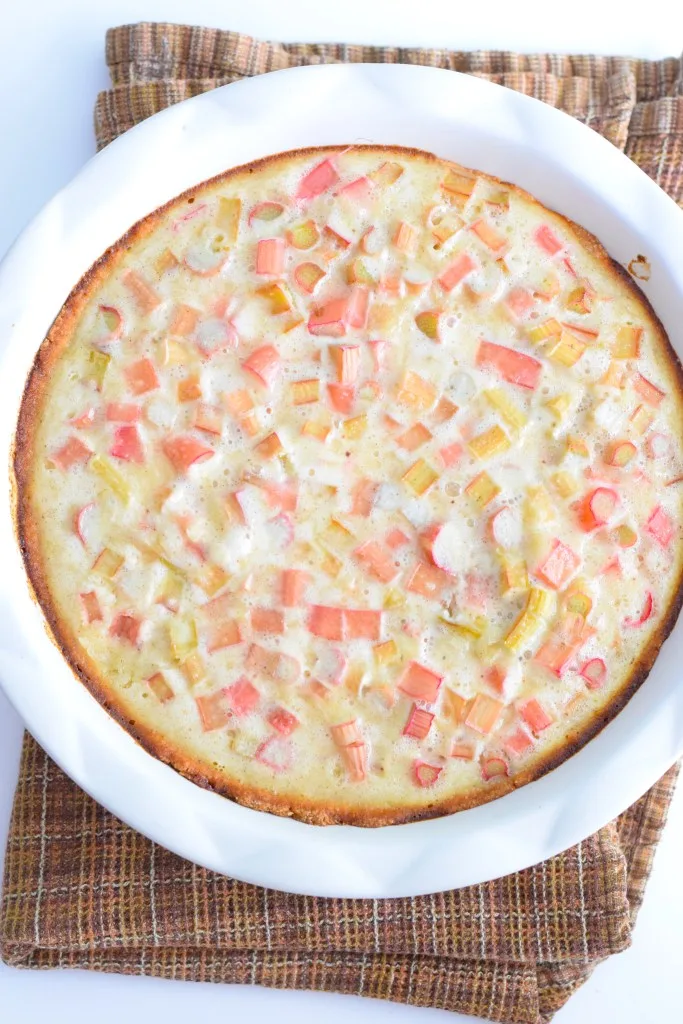 keto rhubarb pie