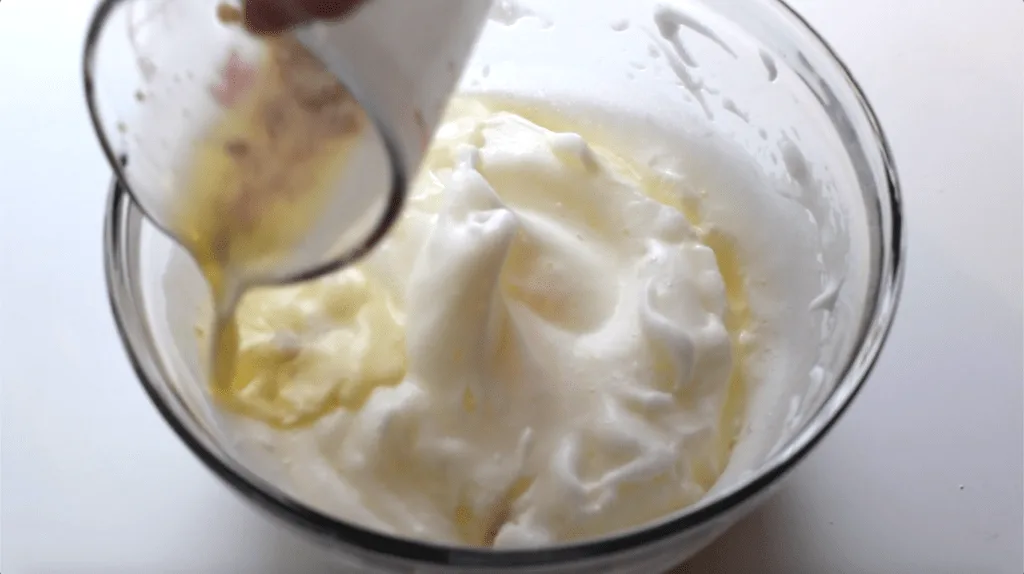 egg whites, heavy cream, yeast