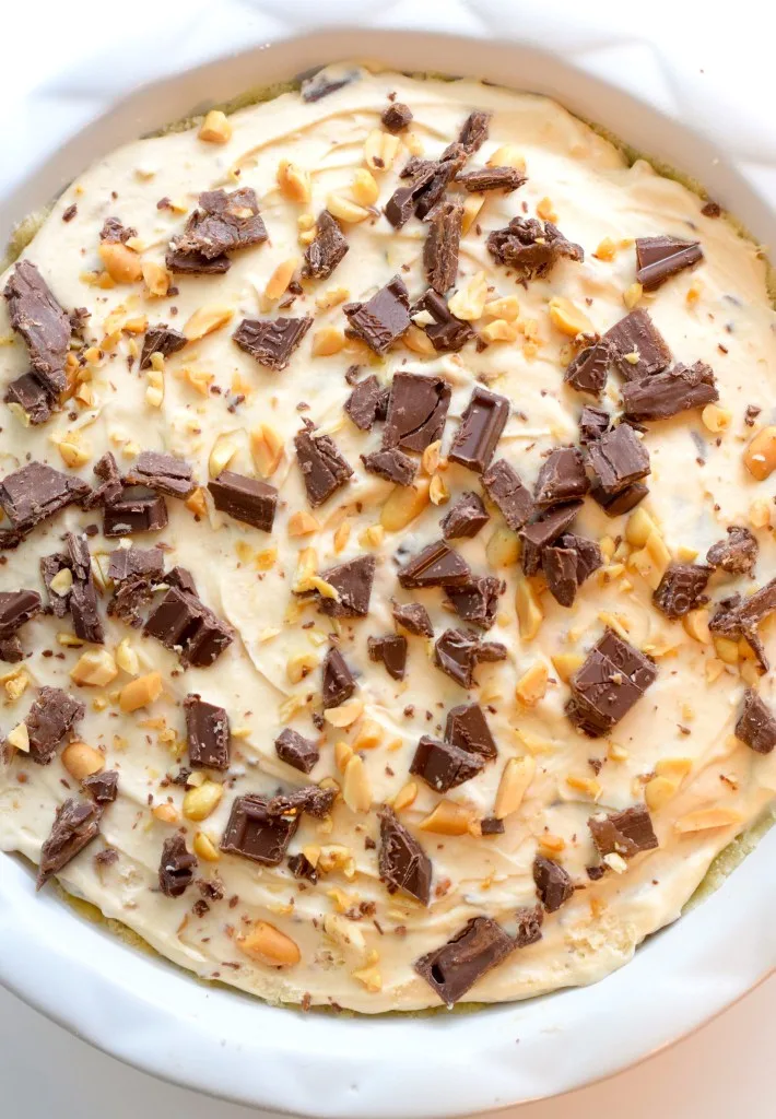 keto snickers cheesecake