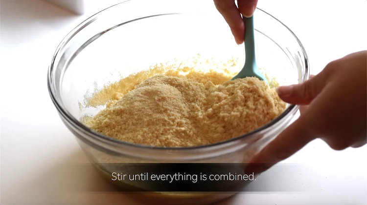 almond flour, monkfruit sweetener, eggs