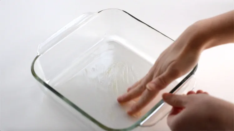 greasing dish
